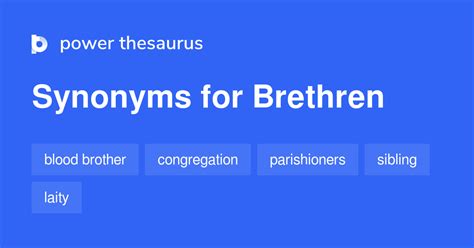 brethren synonyms